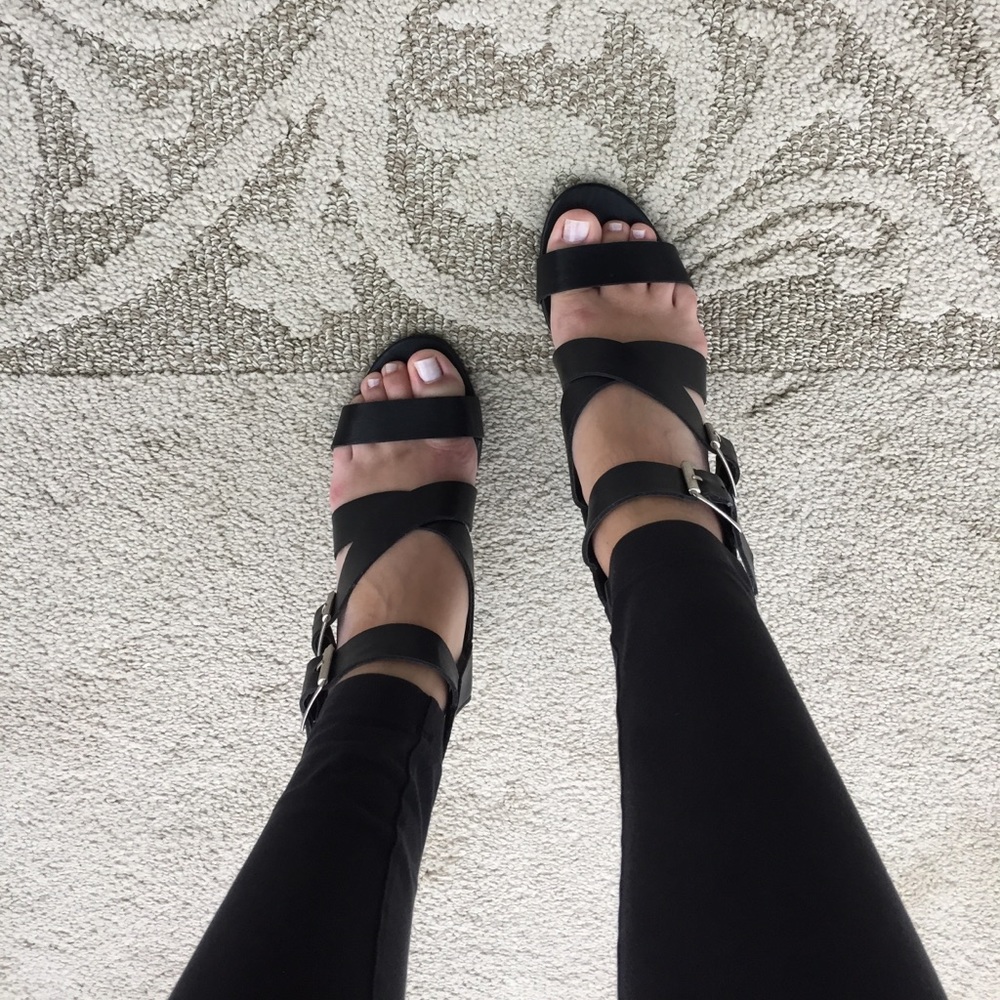 Strapped sandals